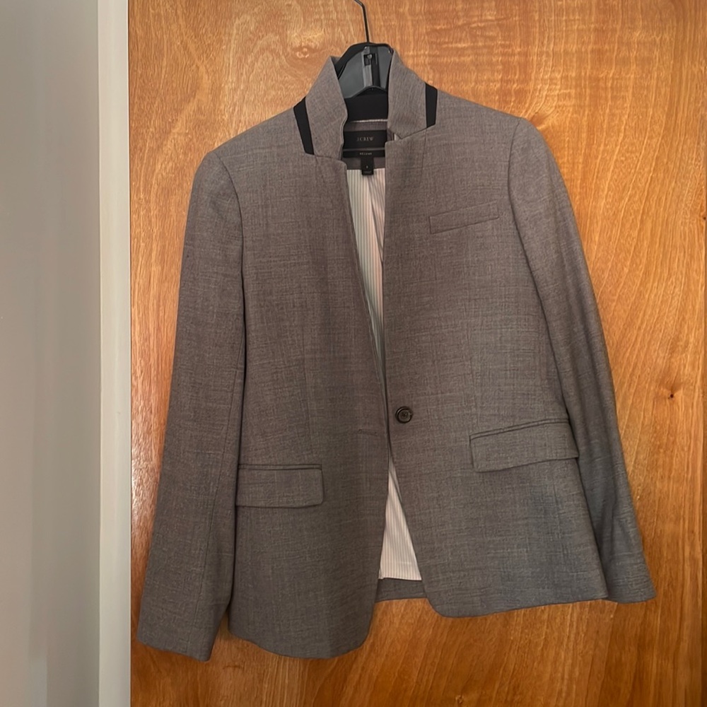 JCrew Regent blazer size 8 in Grey